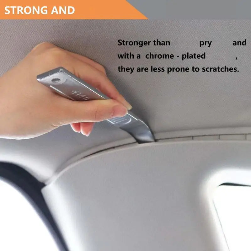 Stianless Steel Metal Pry Bar Car Trim Panel Removal Tool