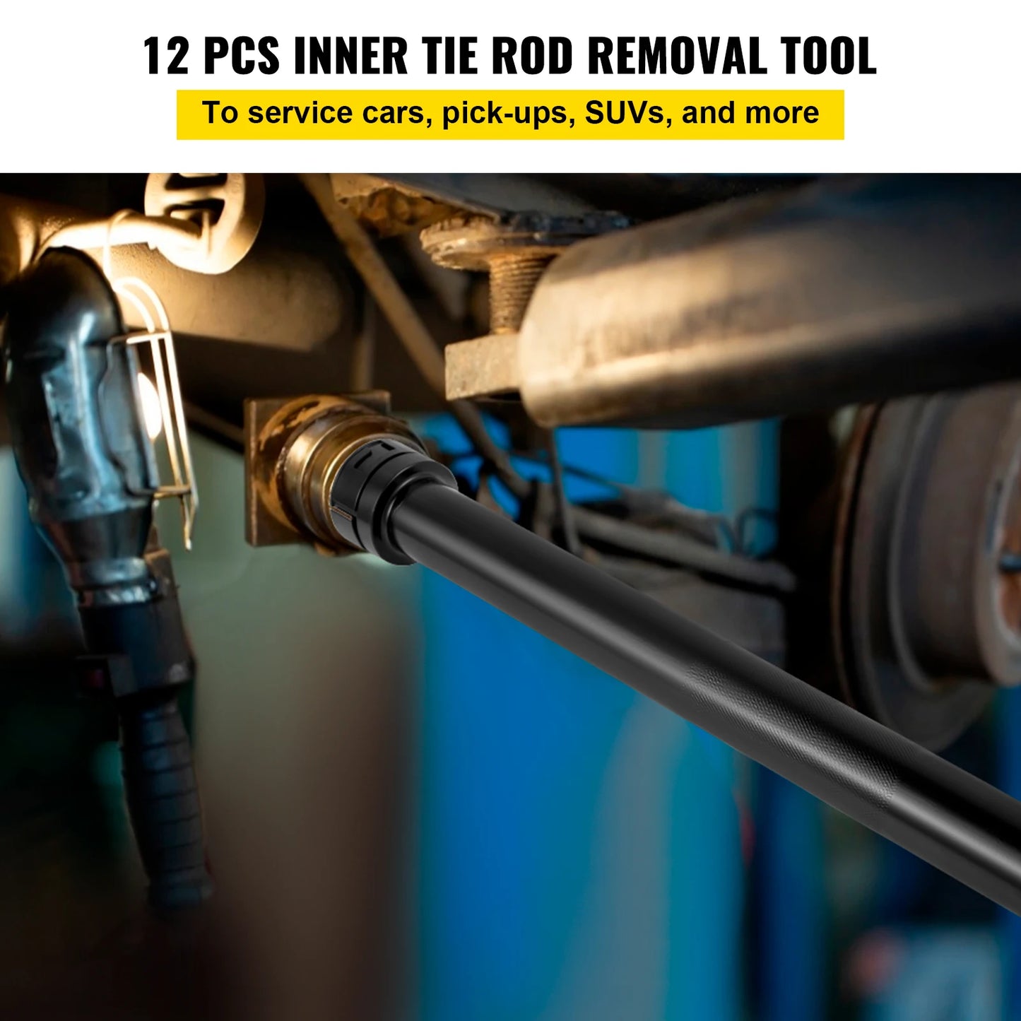 12 Pcs Tie Rod Removal Tool kit with Crowfoot Adapters