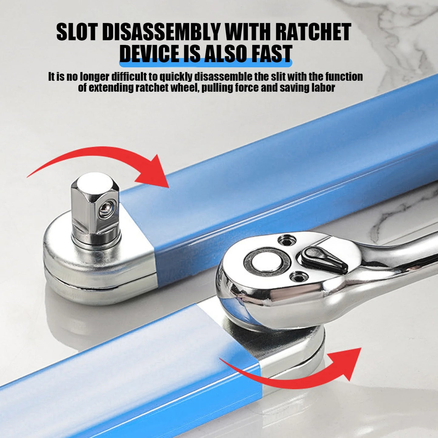 Professional Drive Ratchet Wrench. A Household Multifunctional Repair Tool