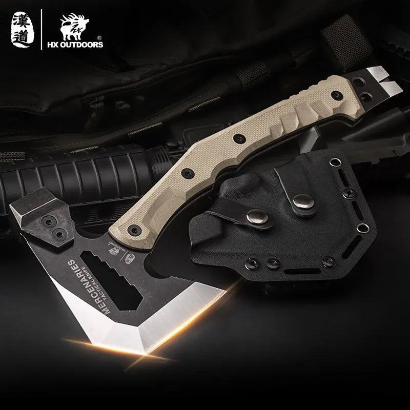 Touris Axe Hatchet Tactical  Multifunctional Hunting Tools, Tomahawk Hammer