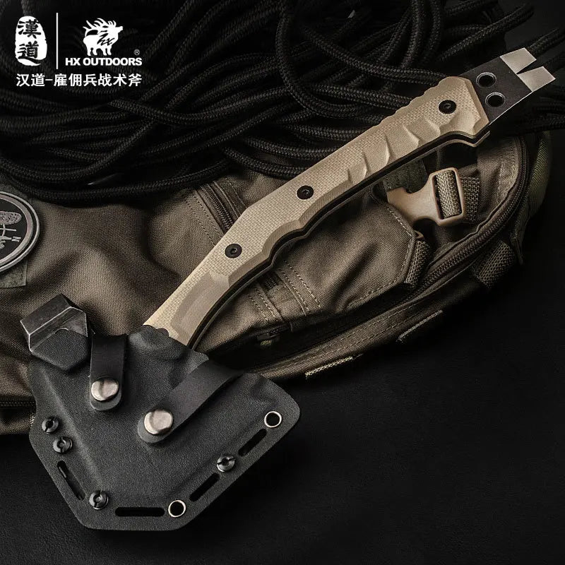 Touris Axe Hatchet Tactical  Multifunctional Hunting Tools, Tomahawk Hammer