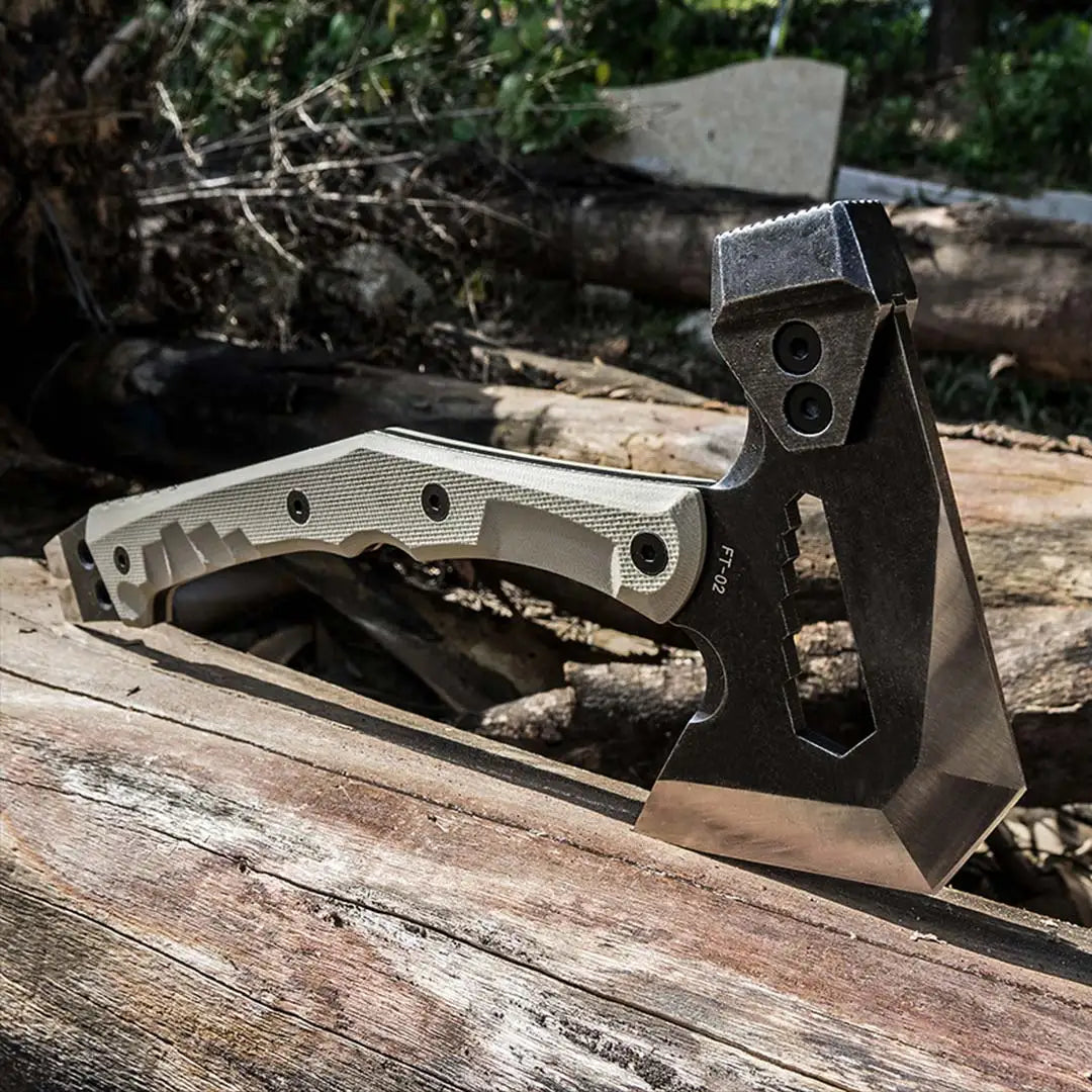 Touris Axe Hatchet Tactical  Multifunctional Hunting Tools, Tomahawk Hammer
