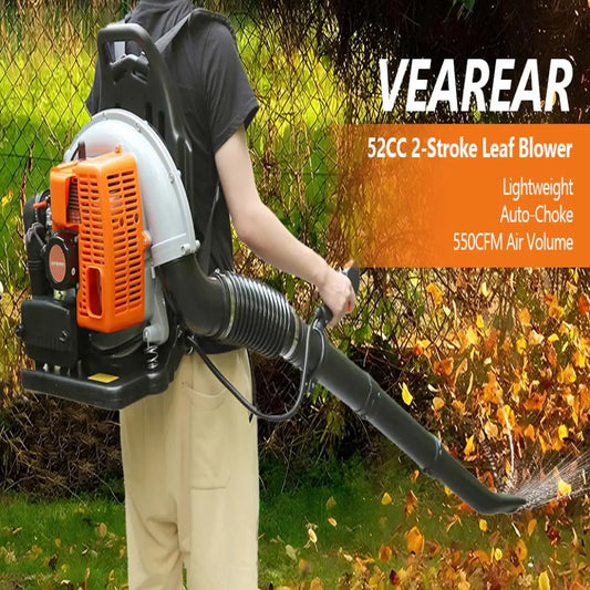 Leaf Blower Two-Stroke Backpack Gasoline Blower High-Power Snow Blower Powerful Garden Tools Dust Removal Wind Fire Extinguisher