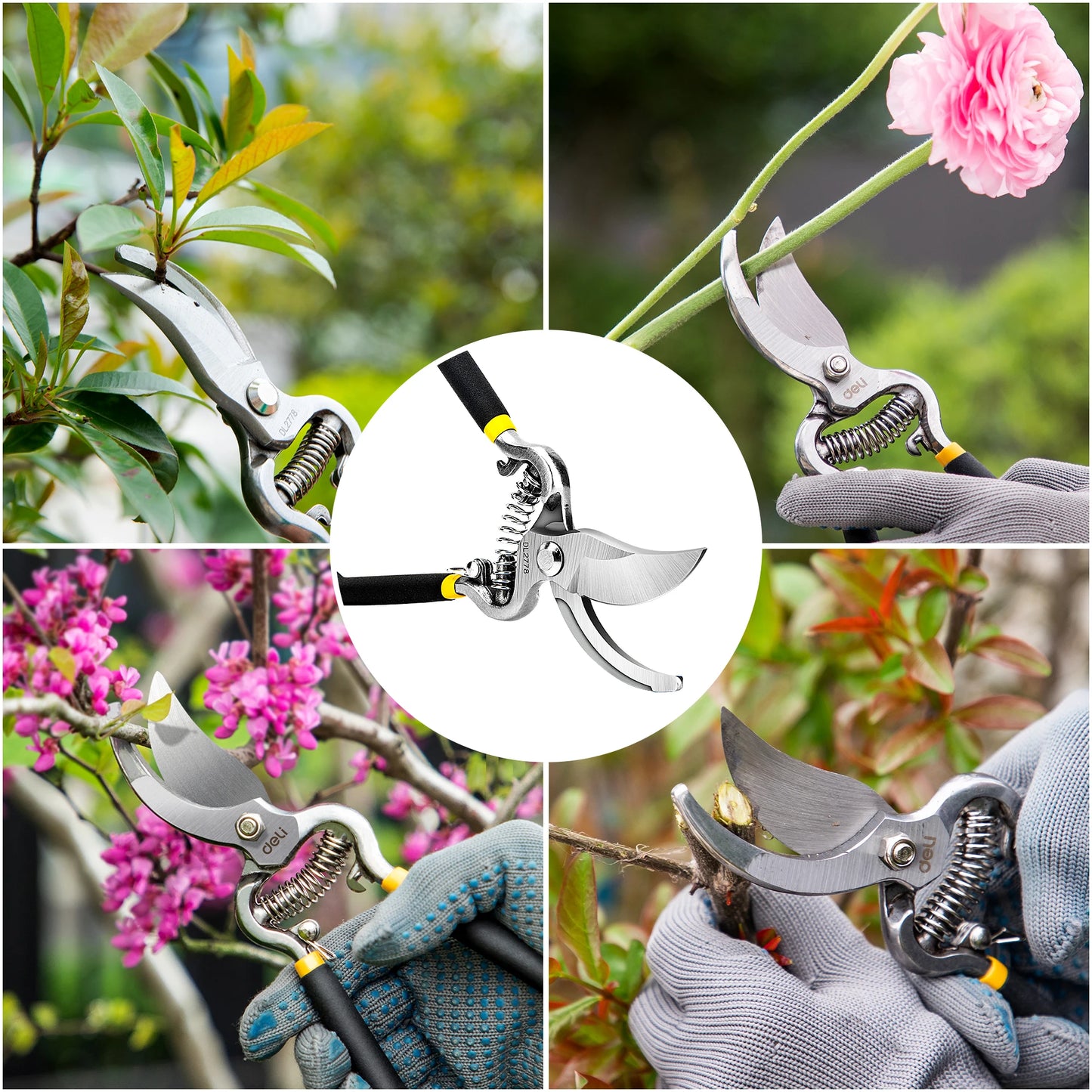 8in Heavy-Duty Pruning Shears for Durable and Precise Cutting Tasks