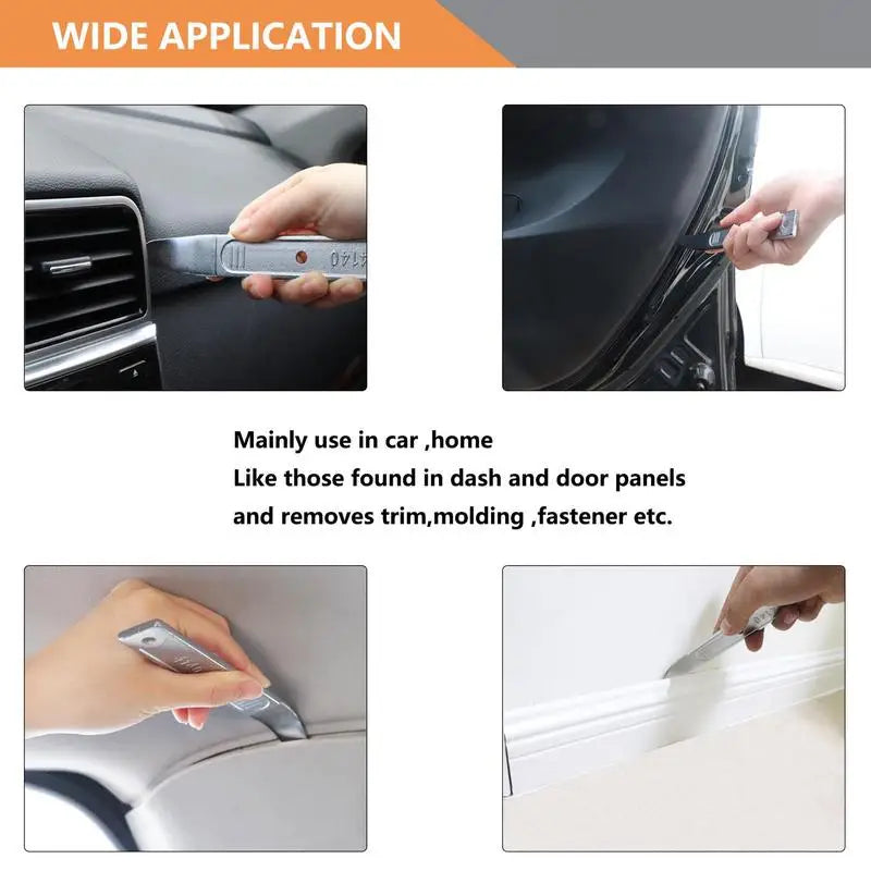 Stianless Steel Metal Pry Bar Car Trim Panel Removal Tool