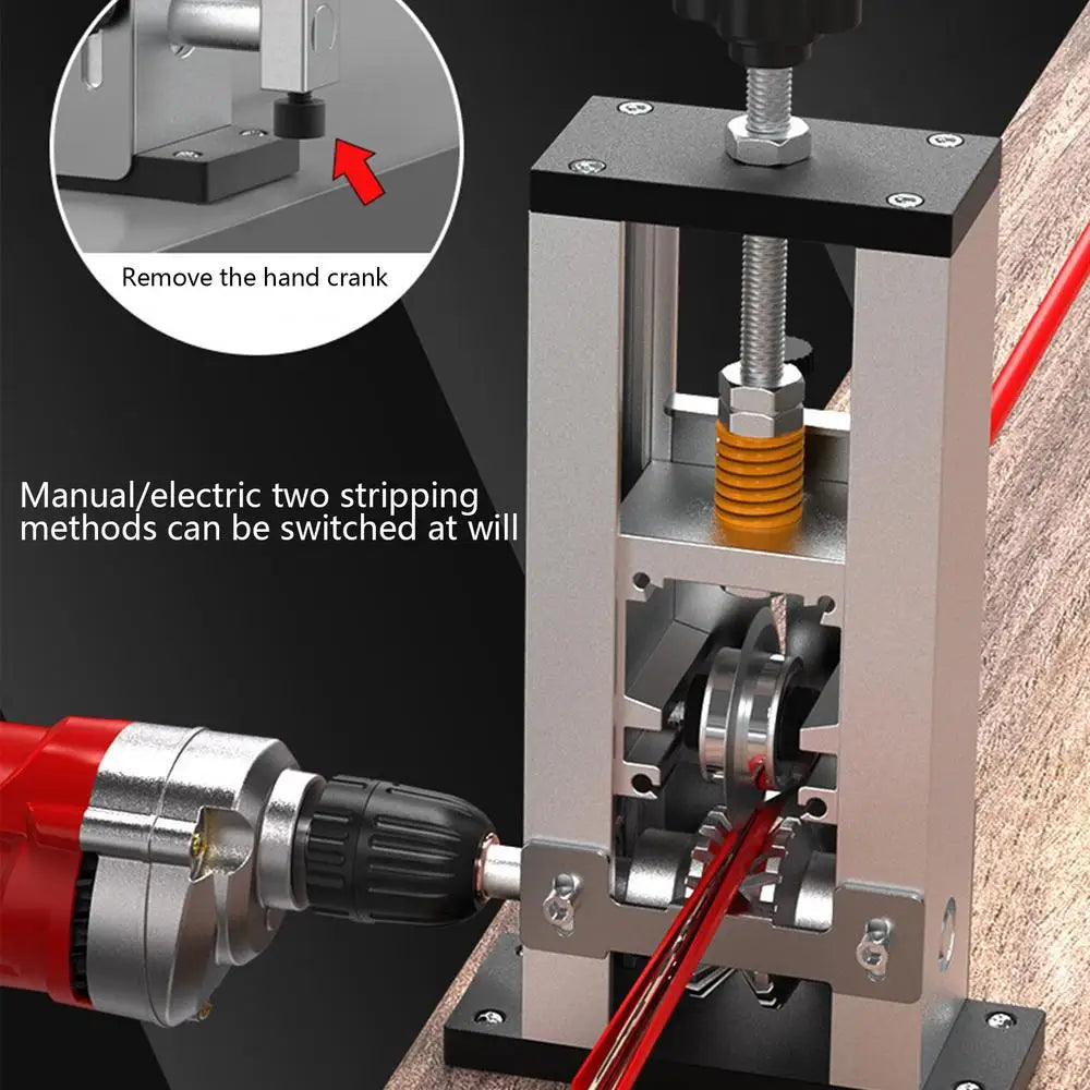 Portable Hand Crank Stripping Machine For Copper Cable