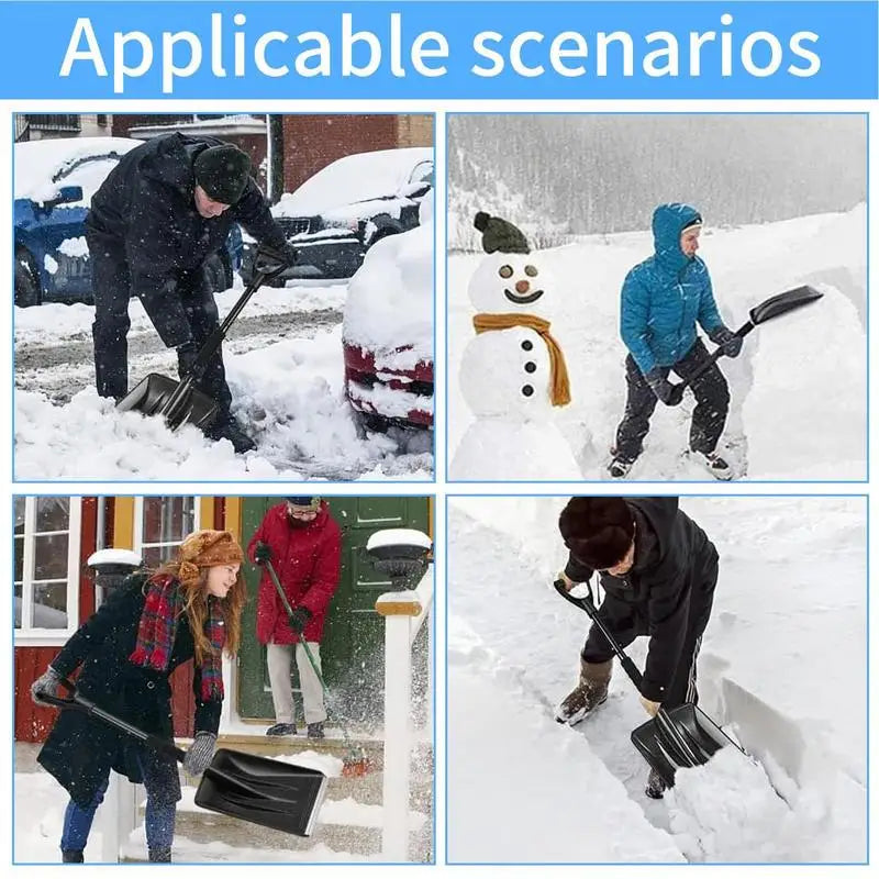 Snow Shovel Snow Scoop Shovel With Ergonomic D-shaped Handle