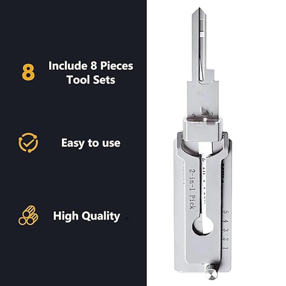 Stainless Steel Key Decoder O-ring Maintenance Repair Tool