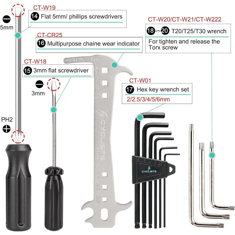 27 Piece Tools Maintenance Repair Kit - With Storage Case