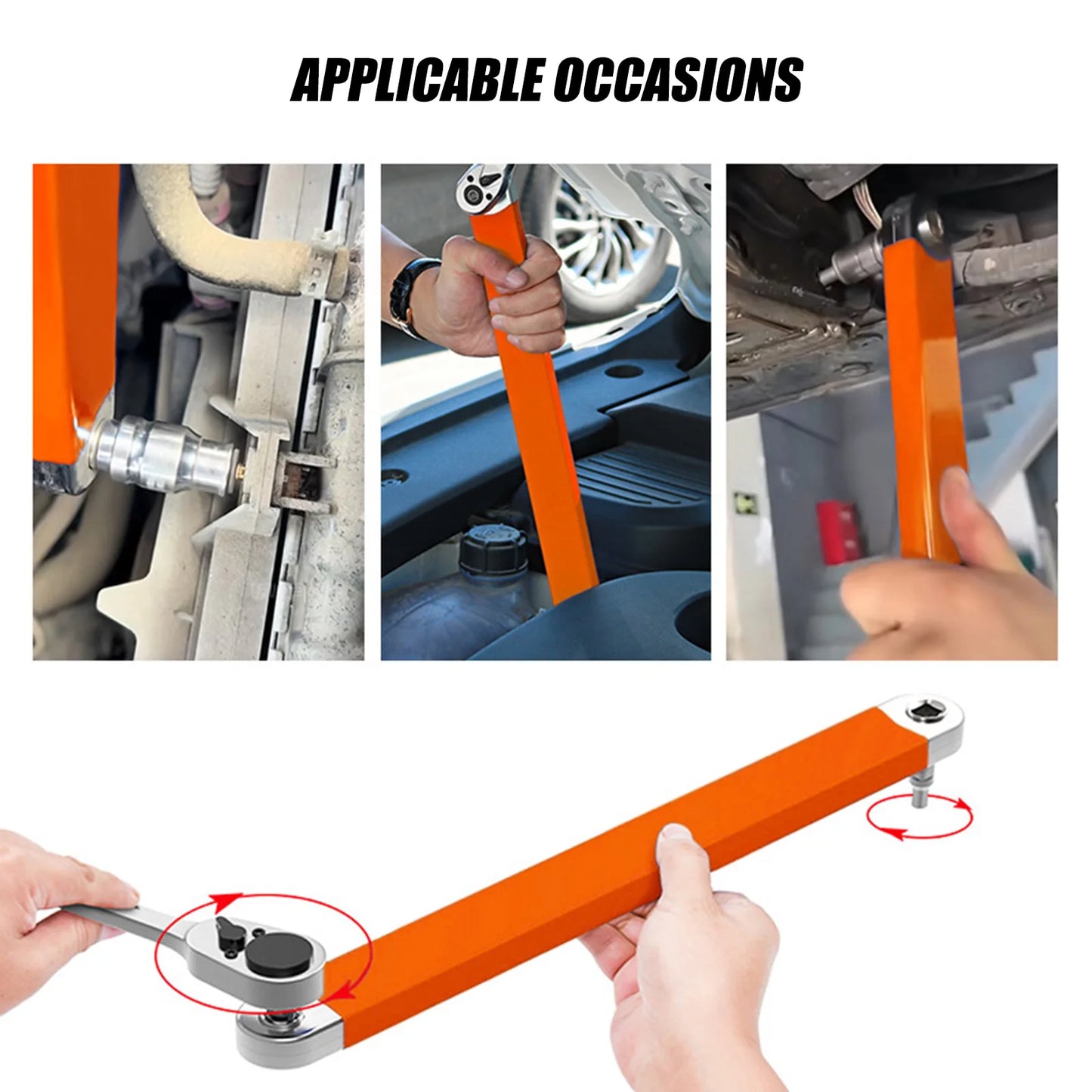Professional Drive Ratchet Wrench. A Household Multifunctional Repair Tool
