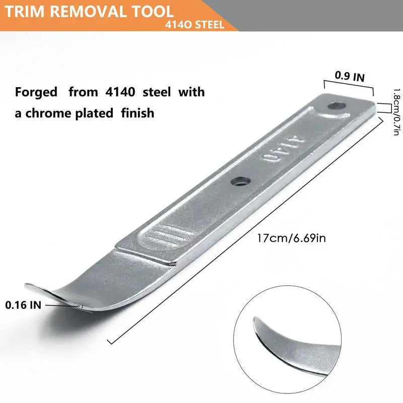 Stianless Steel Metal Pry Bar Car Trim Panel Removal Tool