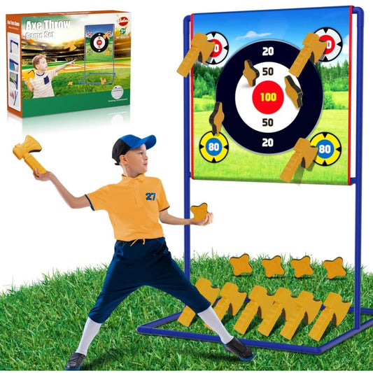 Axe Star Throwing Game Set Toy For Kids Outdoor Sport