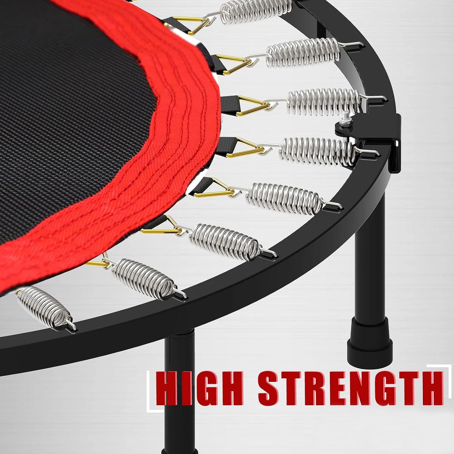 folding trampoline mini fitness with handle