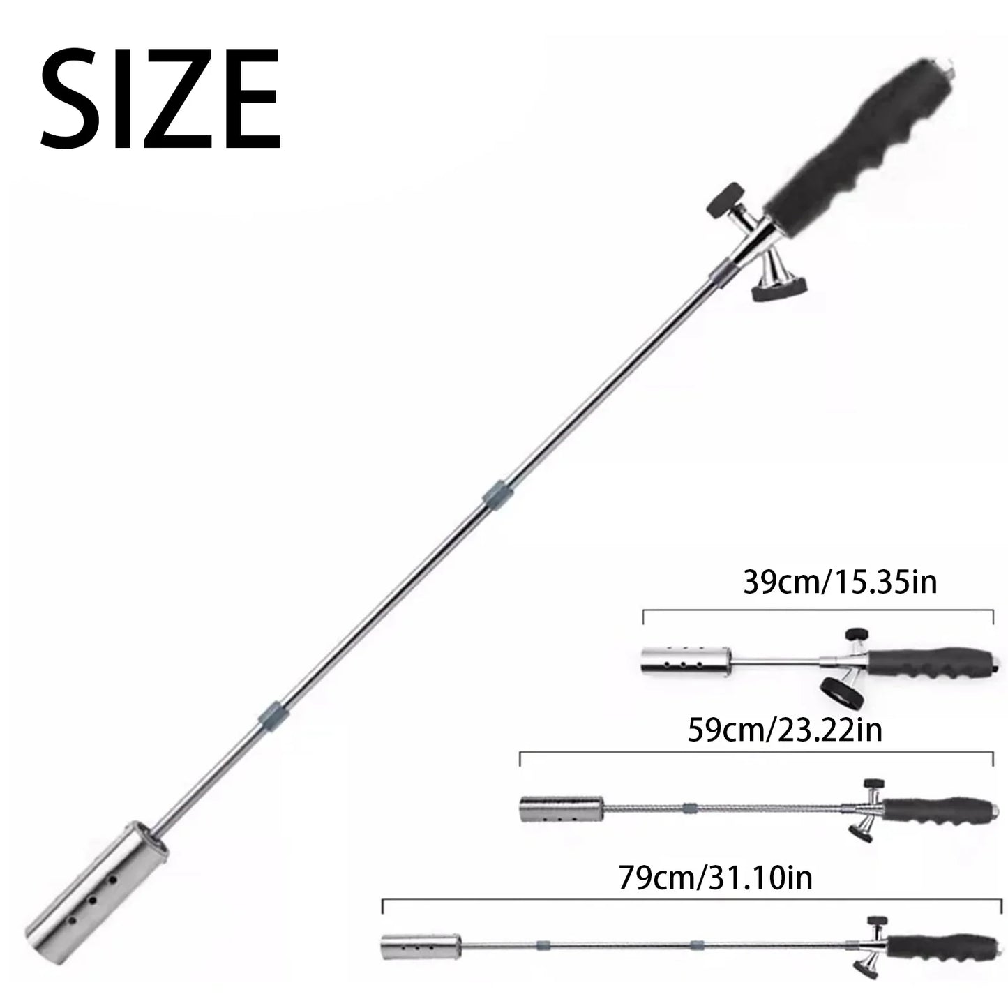 Long Arm Burner Weed Torches Compact and Lightweight Design Large Caliber